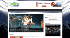 Desktop Screenshot of concertblogger.com