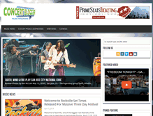 Tablet Screenshot of concertblogger.com